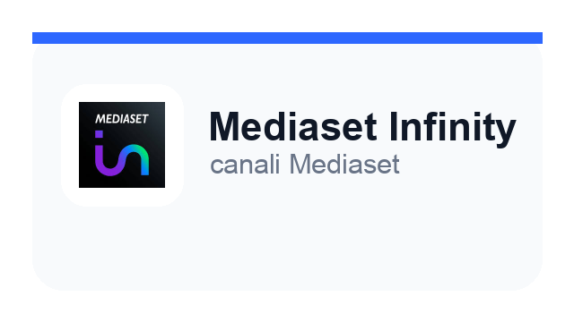Logo Mediaset Infinity