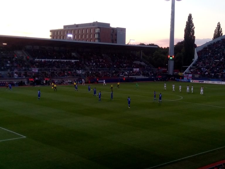 Italia Under 21 in campo durante una partita degli Europei 2015