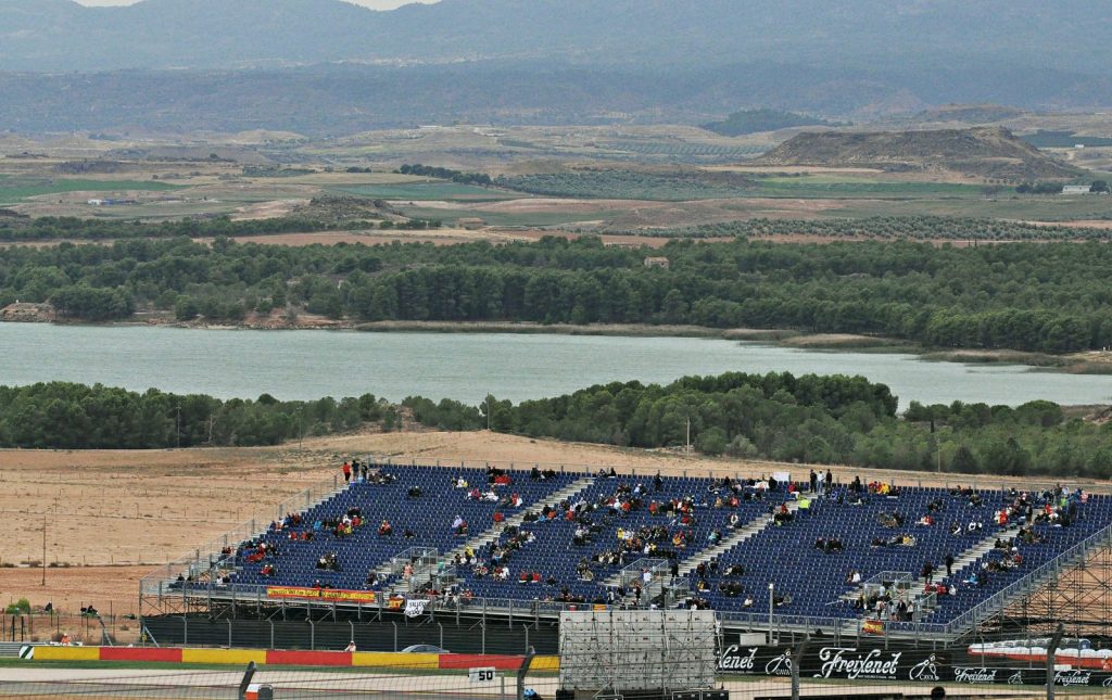 Tribuna del MotorLand Aragón per il GP Aragon MotoGP 2026