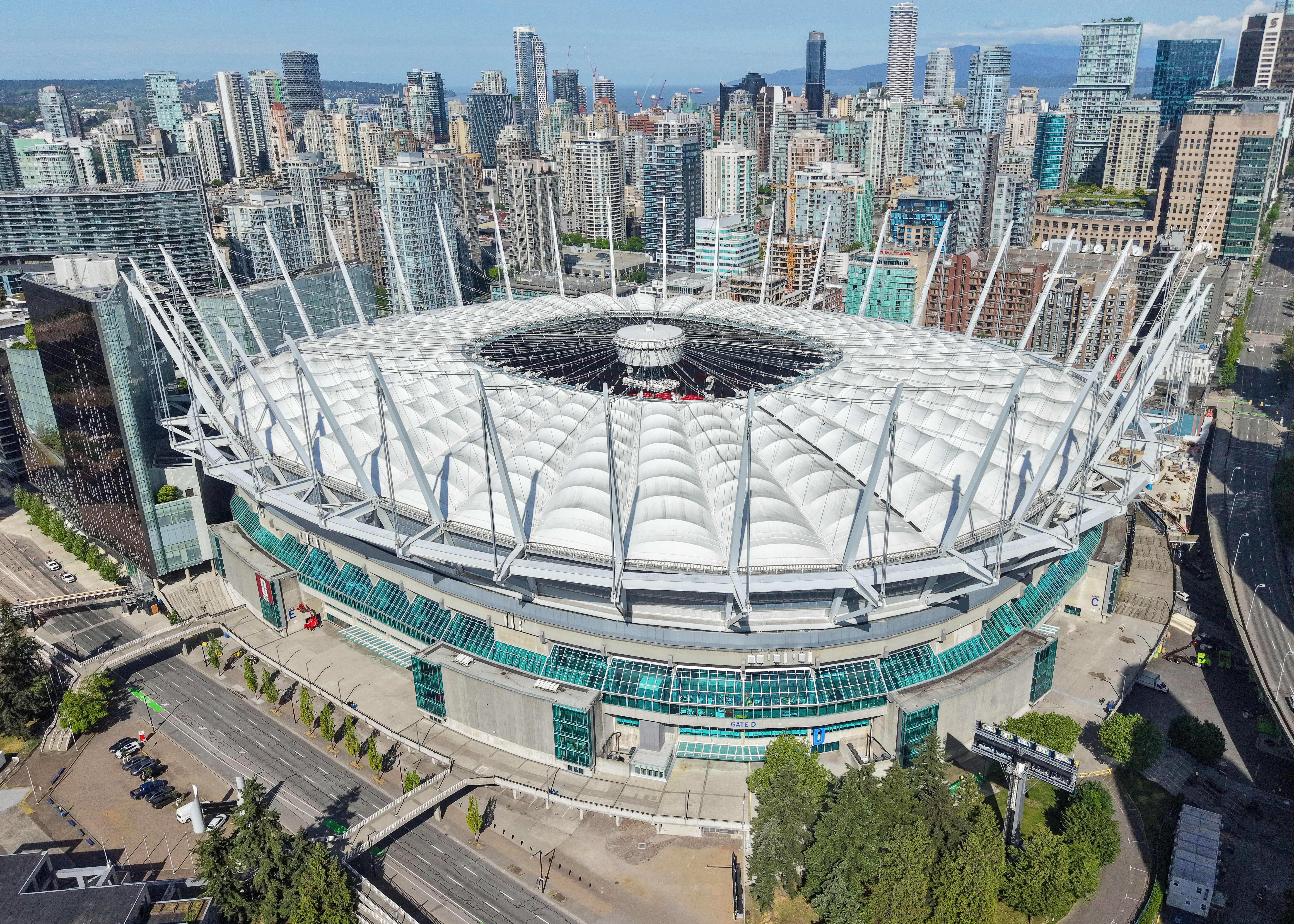 BC Place di Vancouver, sede di Svizzera-Colombia ai Mondiali 2026