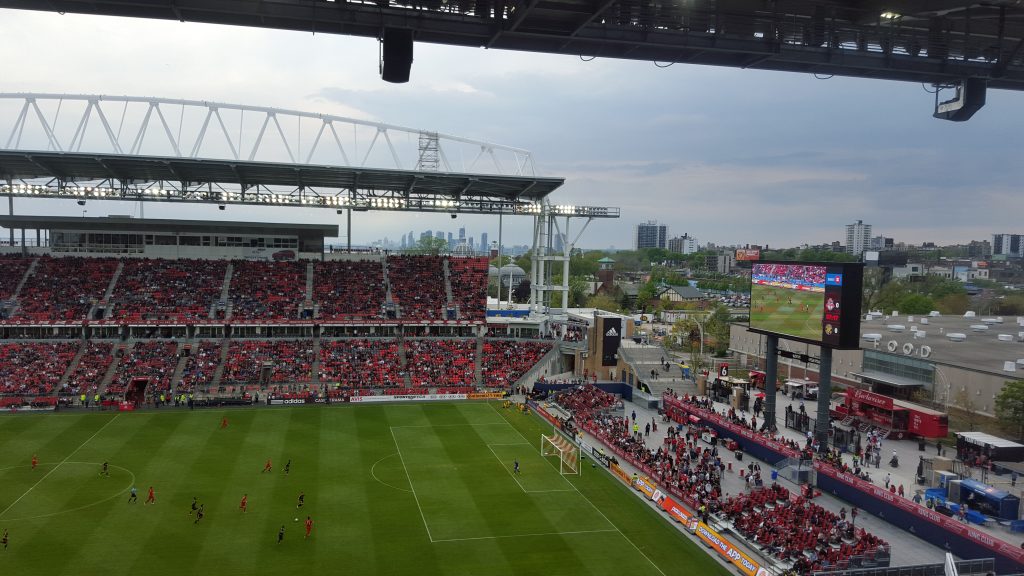Toronto Stadium BMO Field a Toronto, sede della cerimonia canadese dei Mondiali 2026