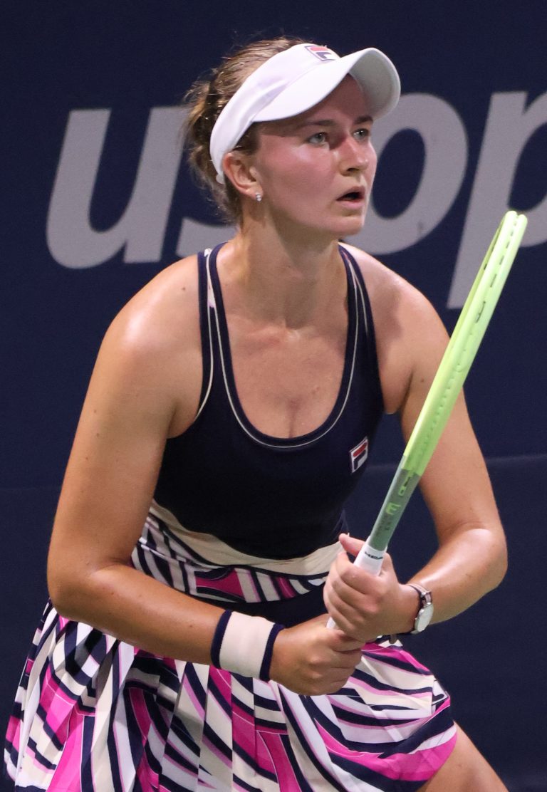 Barbora Krejcikova in campo agli US Open 2023