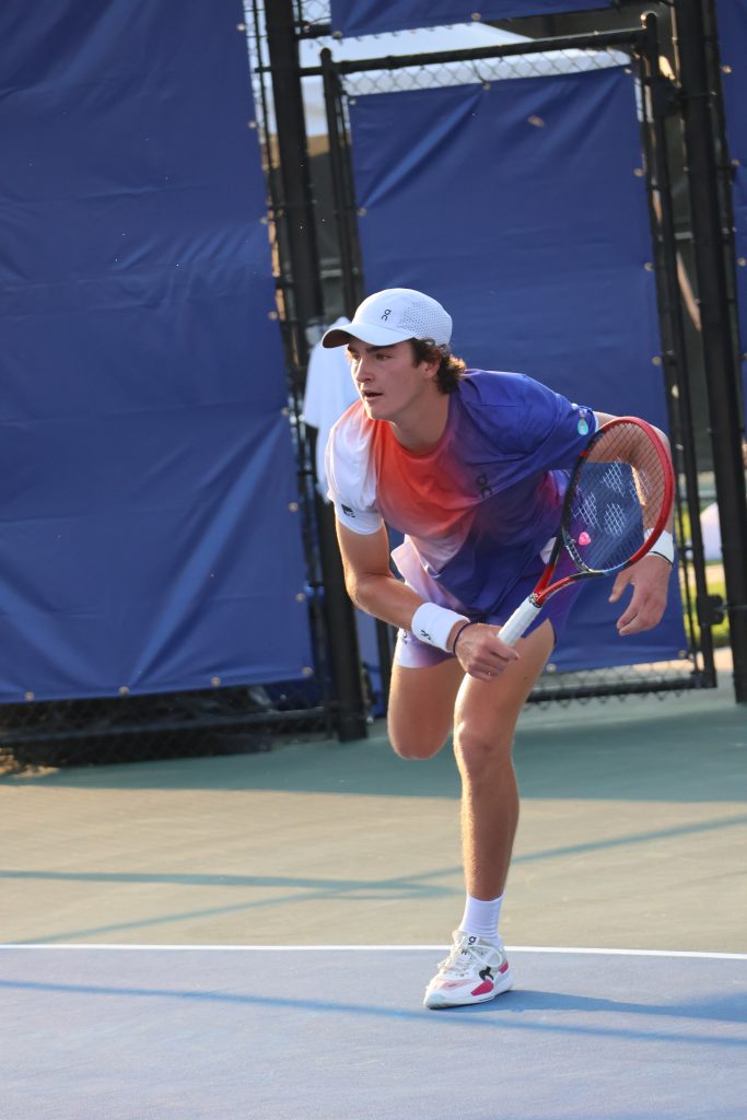 João Fonseca durante il Cary Tennis Classic 2024