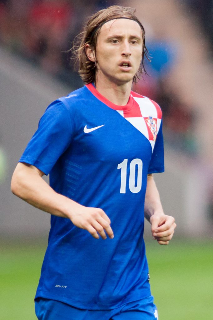 Luka Modric con la maglia della Croazia