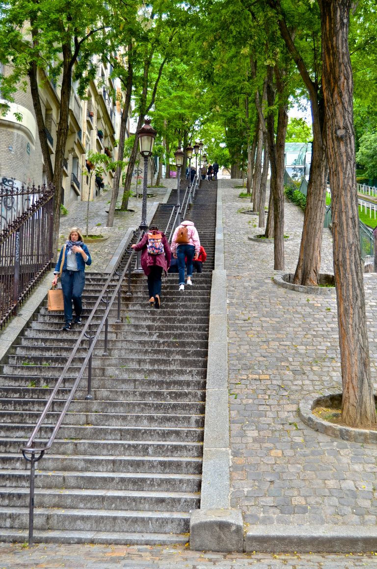 Scalinata di Montmartre a Parigi