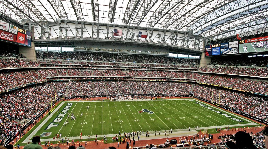 Interno dello Houston Stadium NRG, sede di Germania-Curacao ai Mondiali 2026
