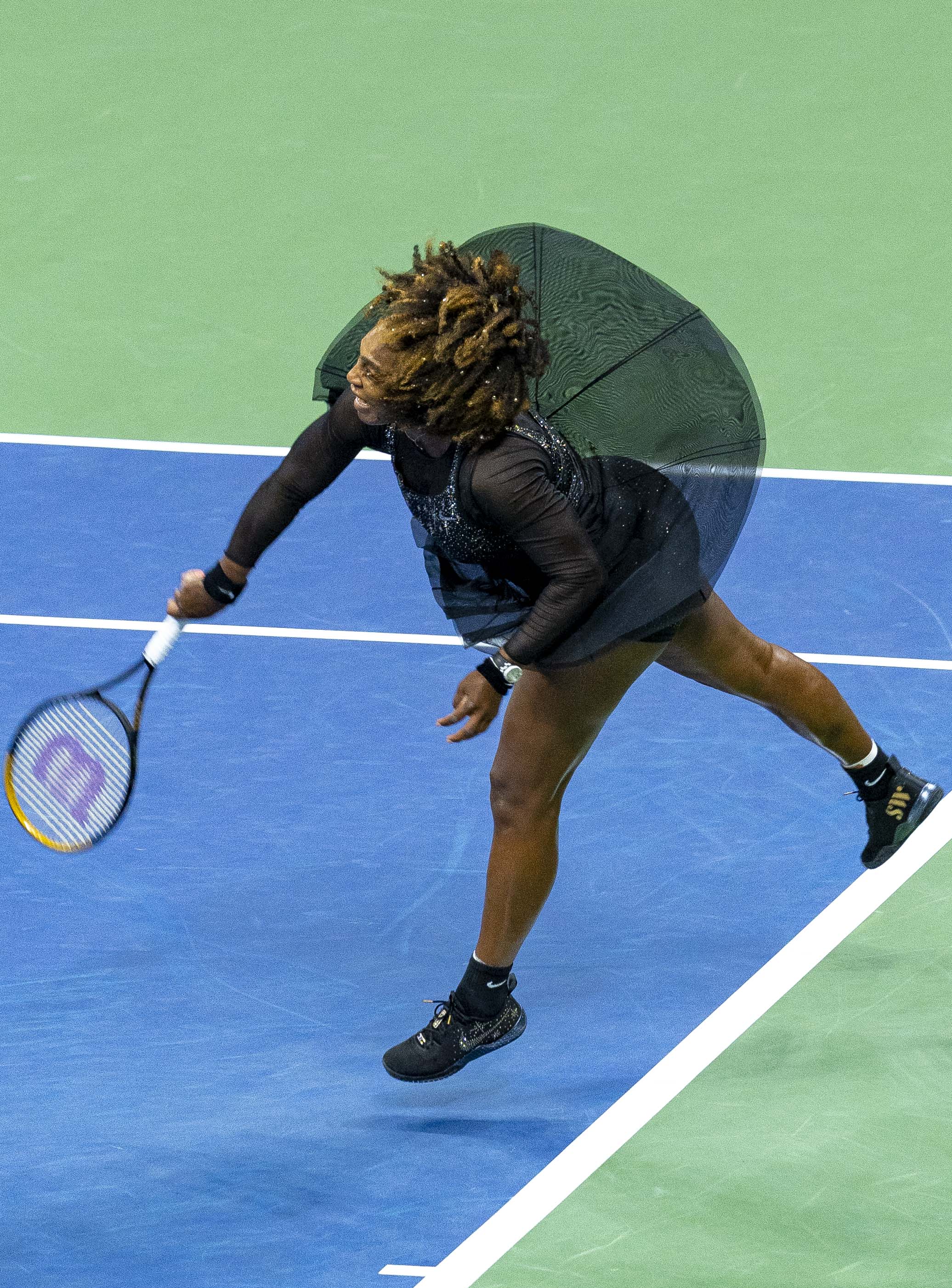 Serena Williams in campo agli US Open 2022
