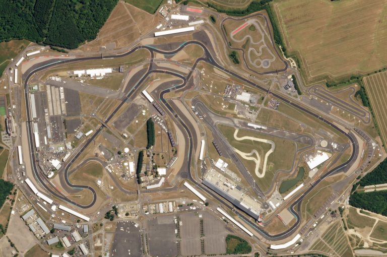 Veduta aerea del circuito di Silverstone