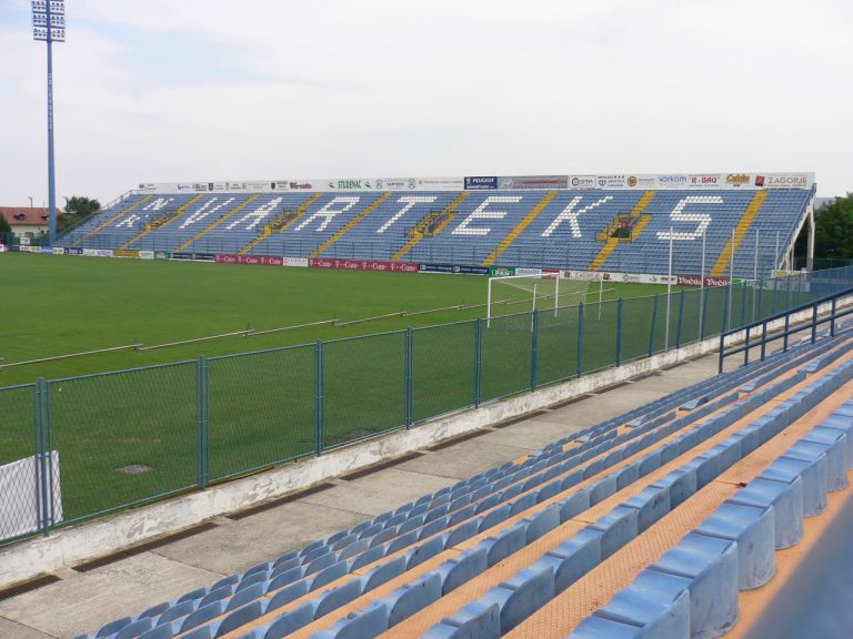 Stadion Varteks a Varaždin, sede di Croazia-Slovenia