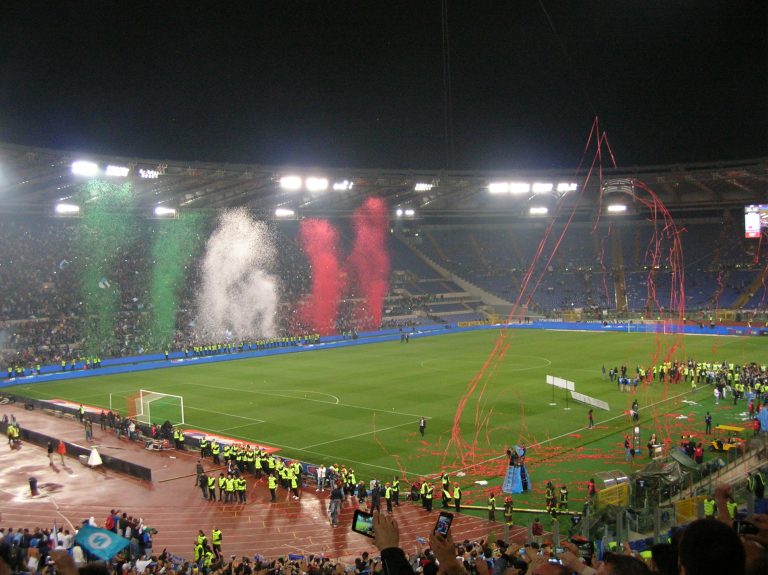 Stadio Olimpico durante una finale di Coppa Italia