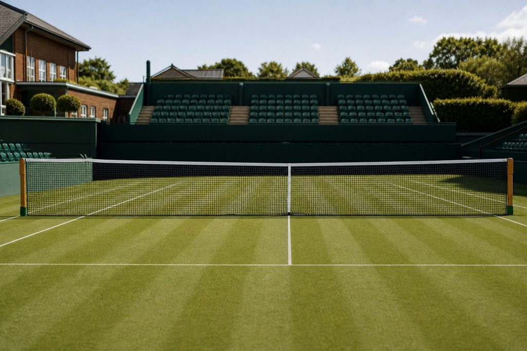 Campo da tennis in erba per il BOSS Open di Stoccarda 2026