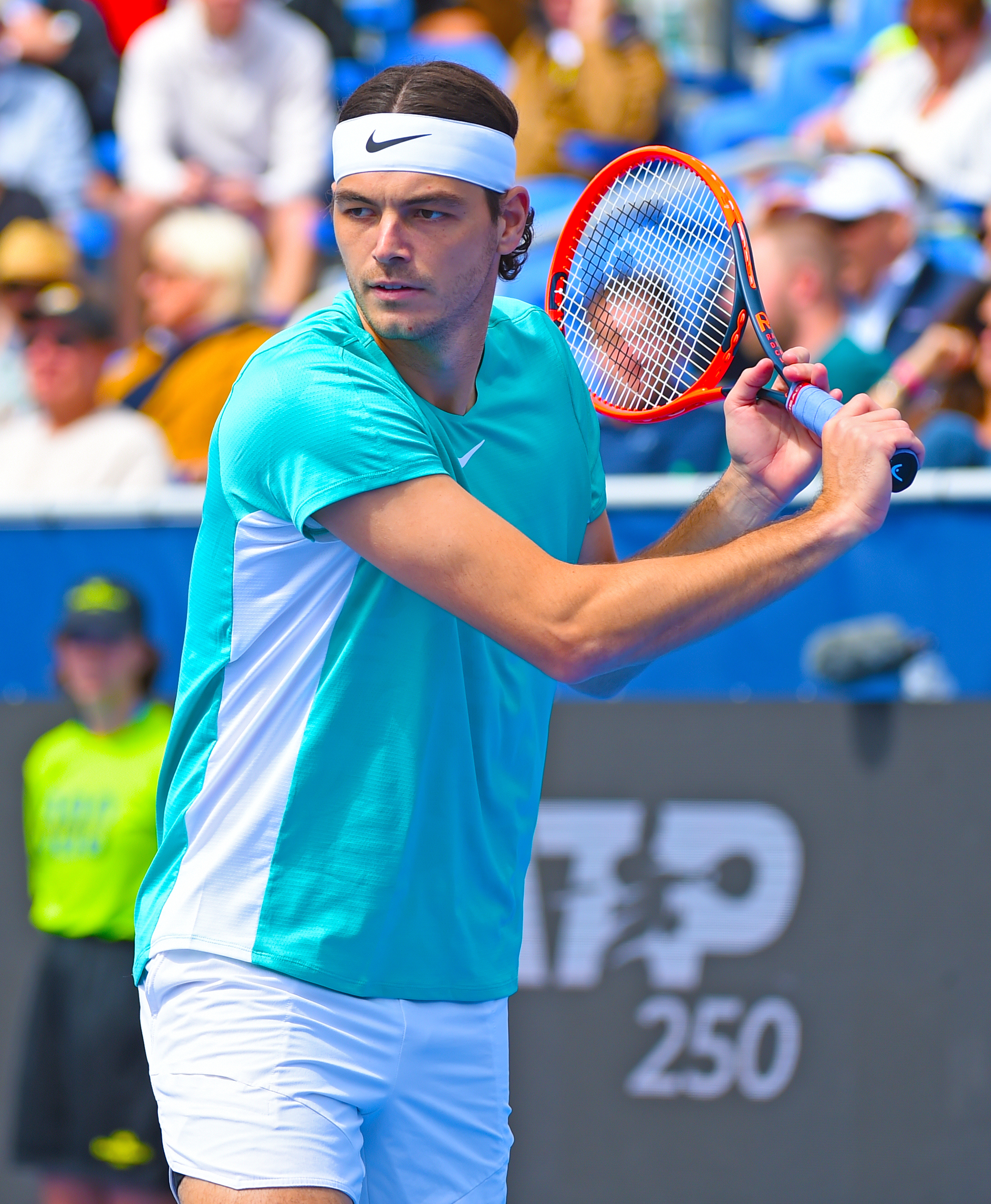Taylor Fritz in campo, finalista contro Ben Shelton a Stoccarda 2026