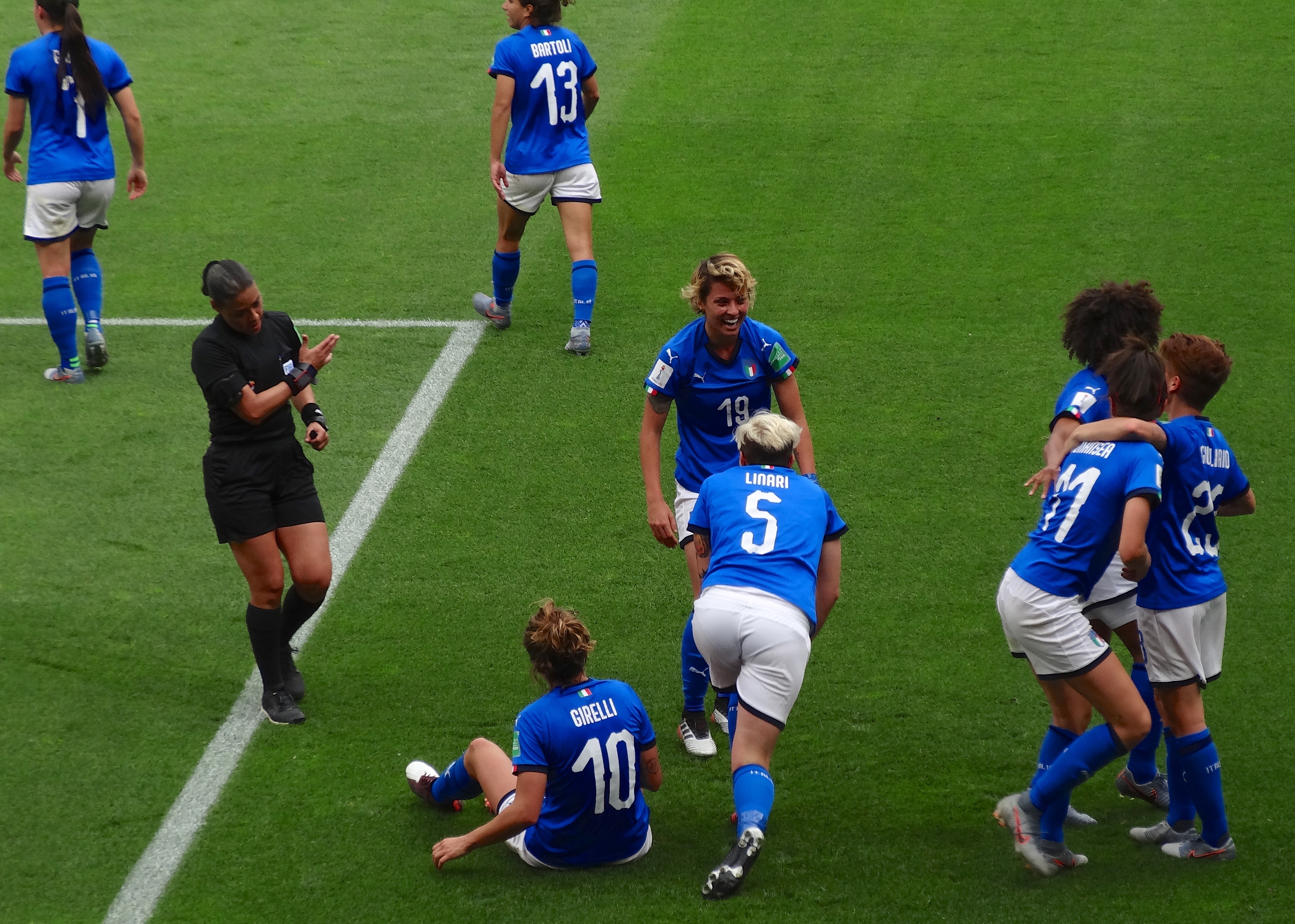 Nazionale femminile italiana in campo ai Mondiali 2019