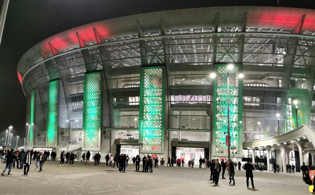 Puskás Arena a Budapest, sede di Ungheria-Finlandia