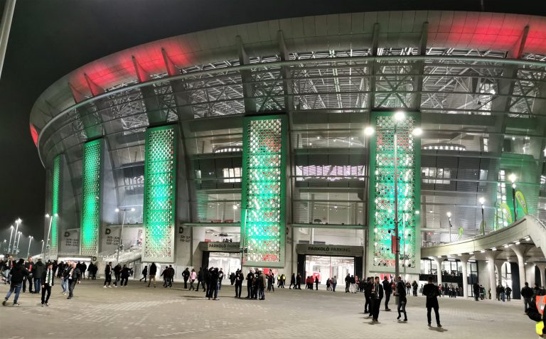 Puskás Arena a Budapest, sede di Ungheria-Finlandia