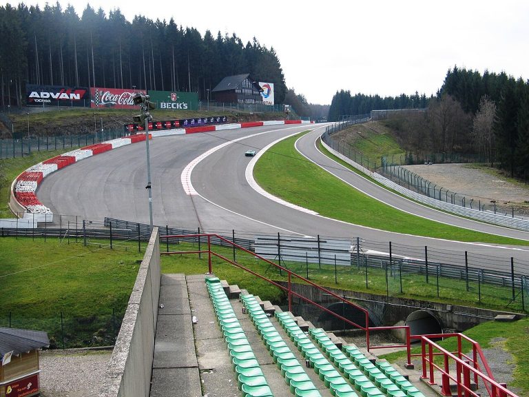 Raidillon del circuito di Spa-Francorchamps