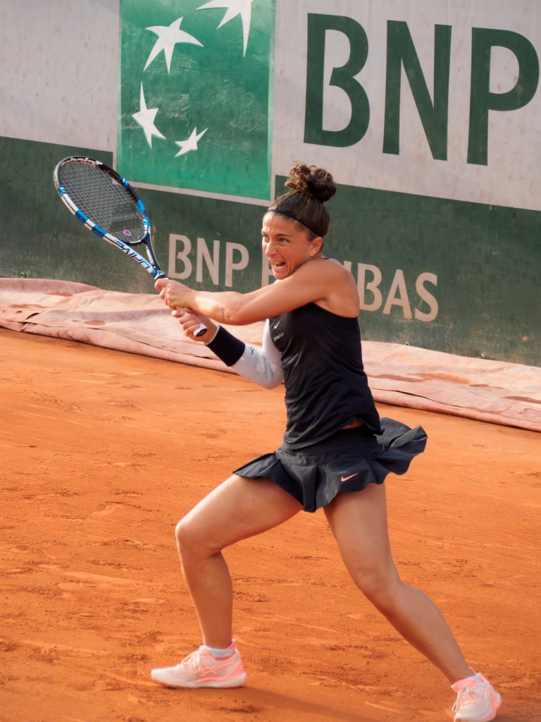 Sara Errani al Roland Garros, riferimento per la semifinale di doppio misto con Andrea Vavassori