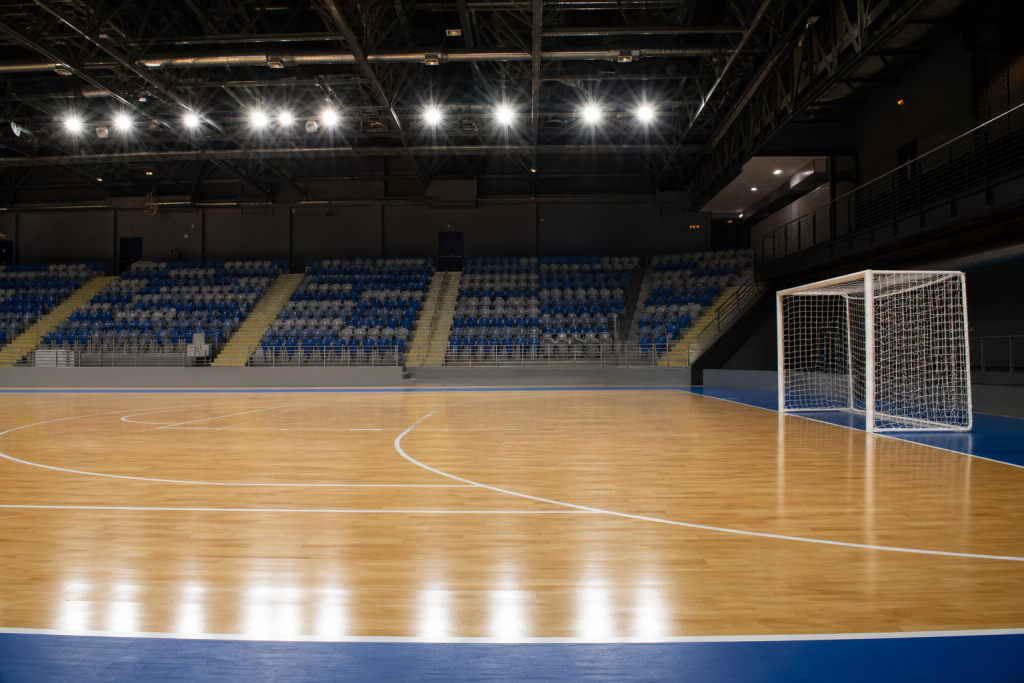 Campo indoor di futsal prima di L84 Torino-Sandro Abate Gara 2