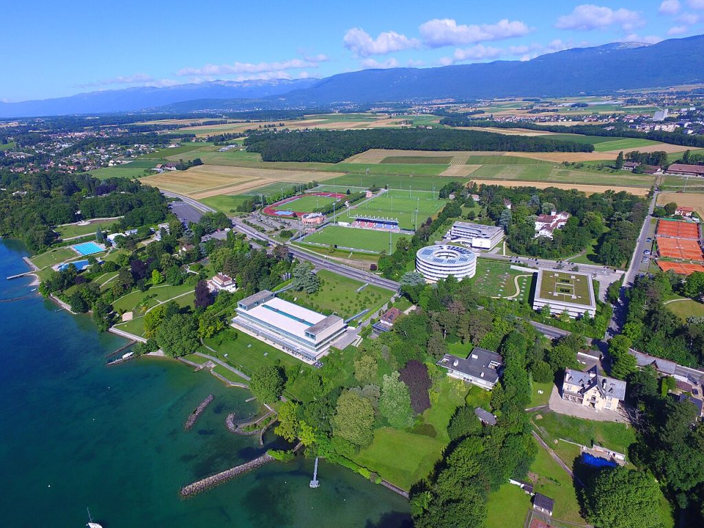 Quartier generale UEFA a Nyon sede dei sorteggi europei