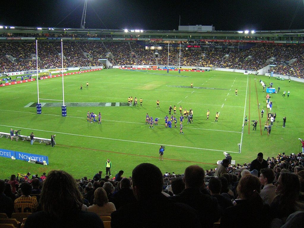 Wellington Regional Stadium a Wellington, sede di Nuova Zelanda-Italia di rugby