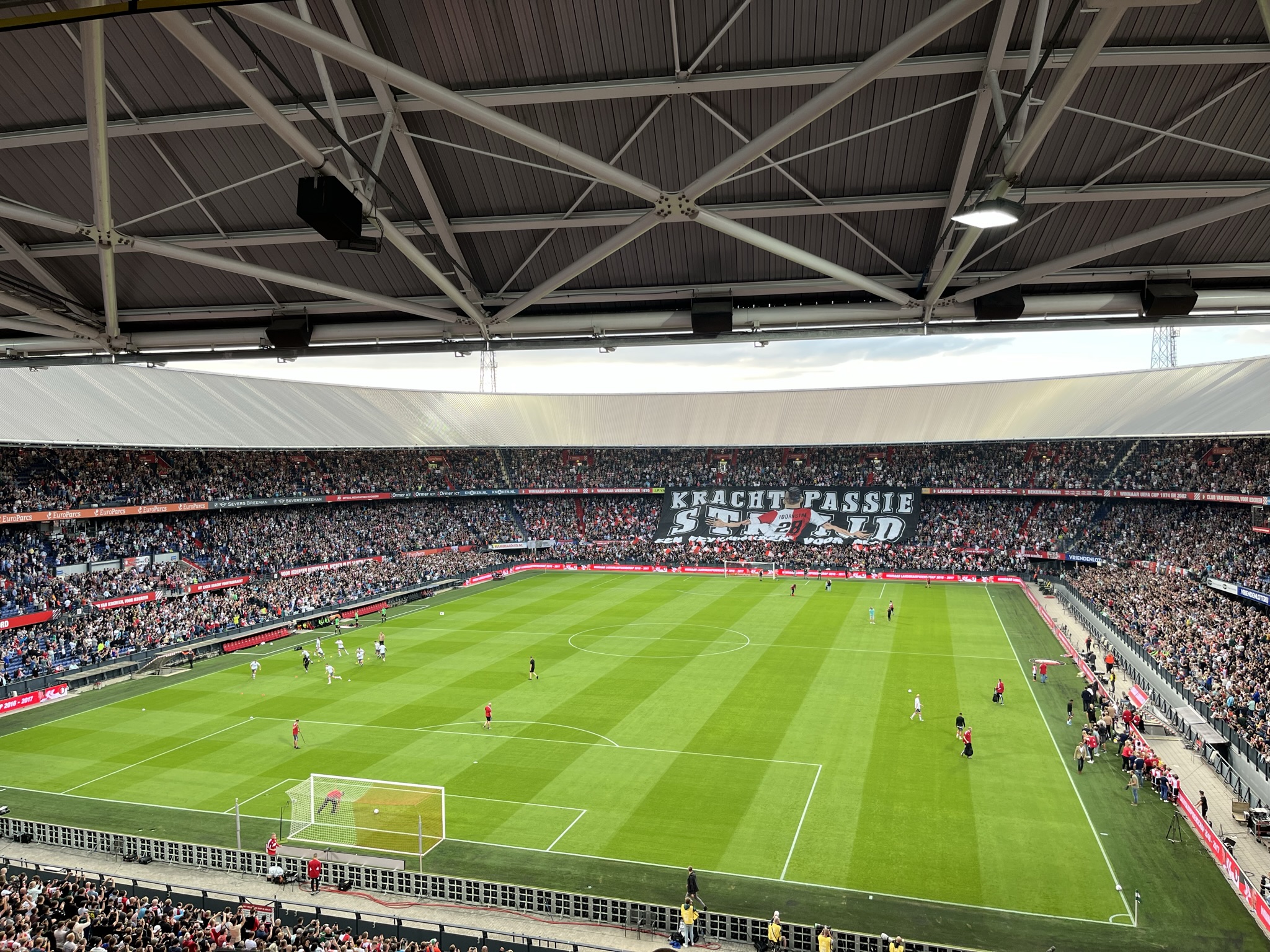 Stadio De Kuip di Rotterdam per Feyenoord-Atalanta