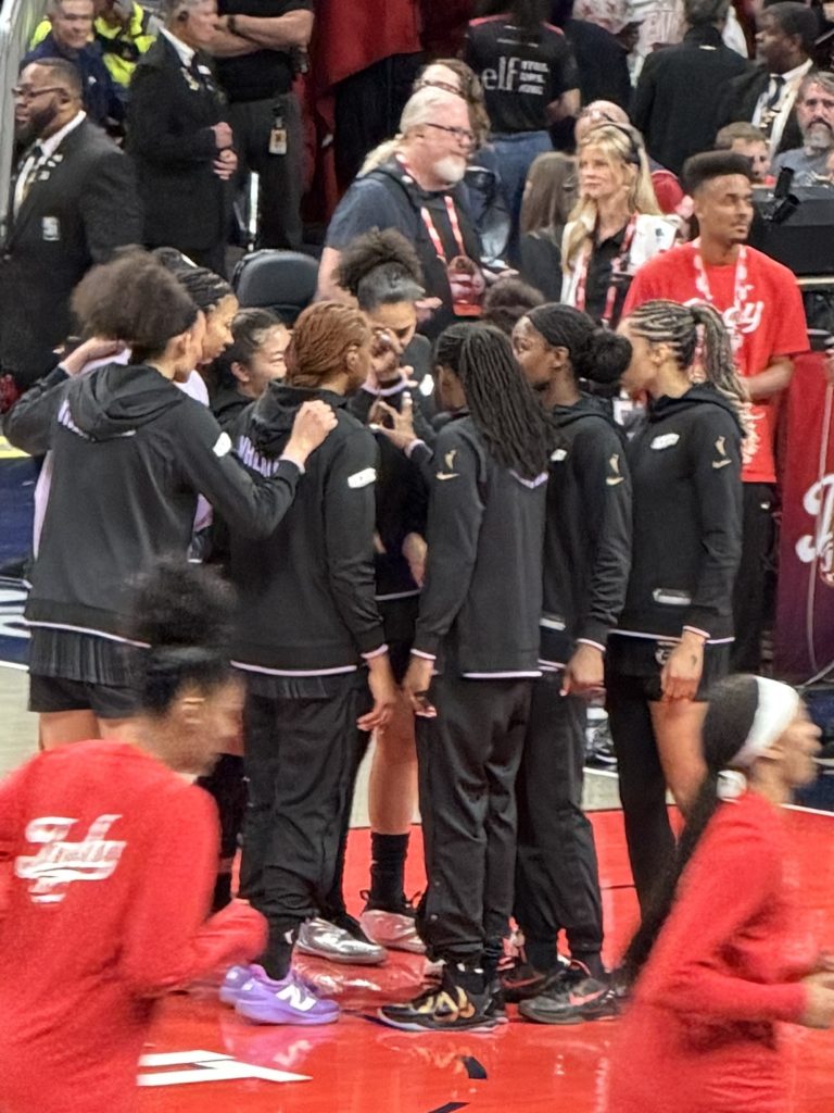 Golden State Valkyries durante una partita WNBA nel 2026