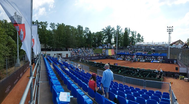 Campo centrale dello Iasi Open di tennis
