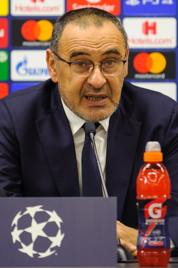 Maurizio Sarri nel 2019