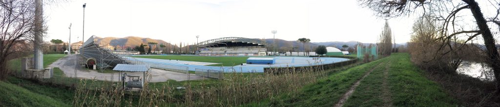 Stadio Raul Guidobaldi di Rieti per gli Europei U18 di atletica 2026