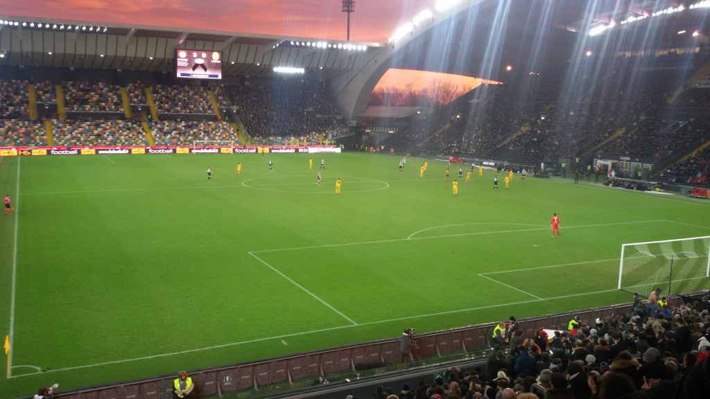 Stadio Friuli di Udine per Udinese-Shabab Al Ahli