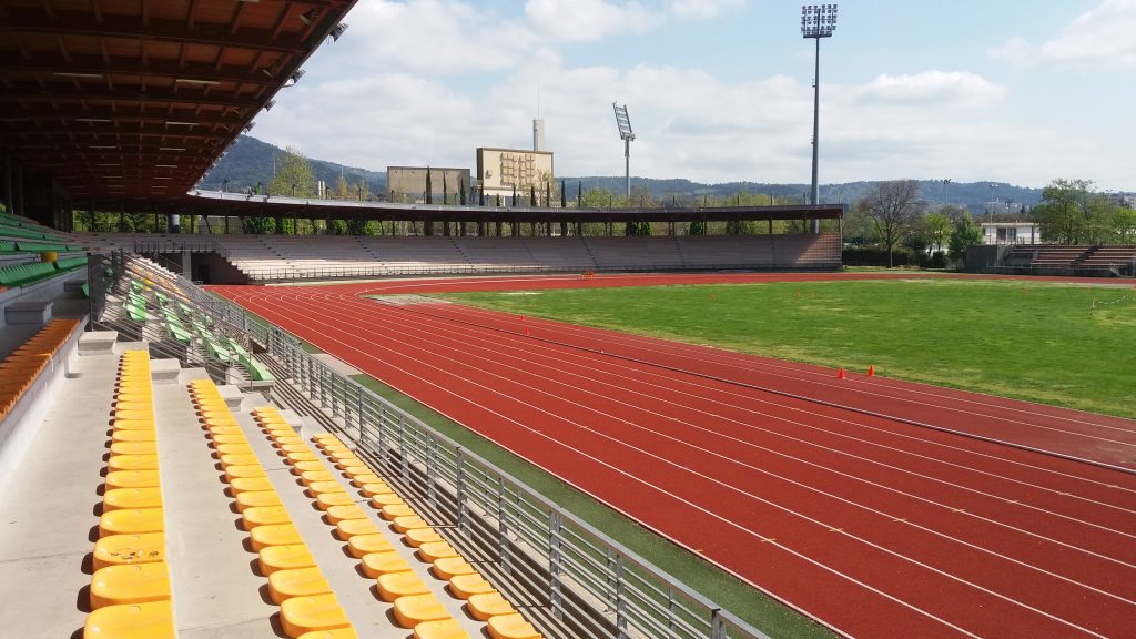 Stadio Luigi Ridolfi di Firenze per i Campionati Italiani Assoluti di atletica