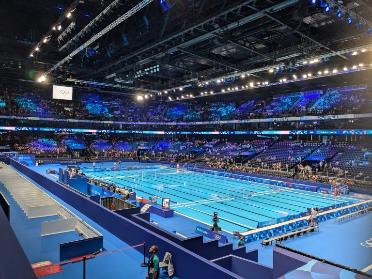 Piscina da competizione a Parigi per gli Europei di nuoto