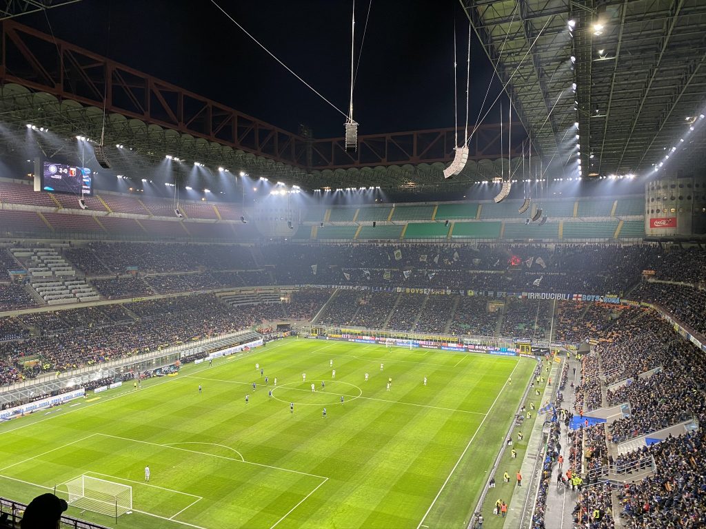 San Siro durante una partita dell Inter