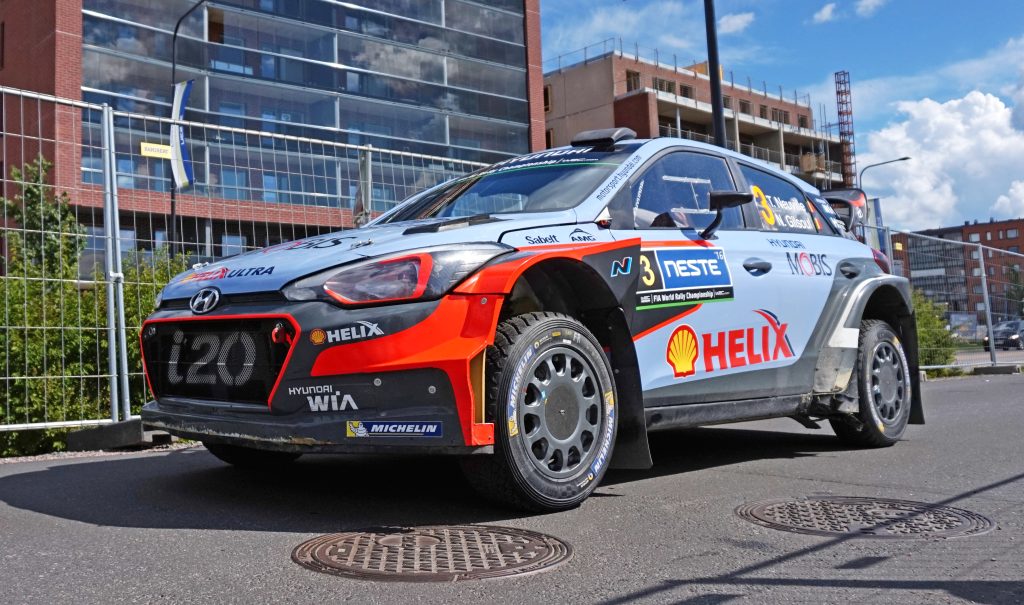 Thierry Neuville al Rally Finlandia WRC a Jyväskylä