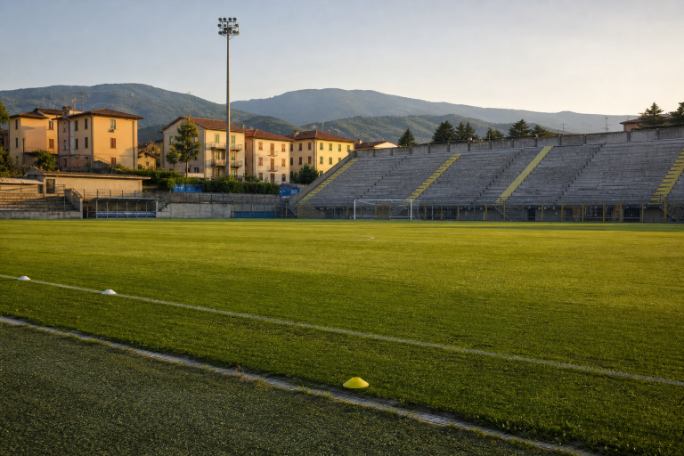 Campo di calcio cittadino per la guida Sassuolo-Folgore Caratese