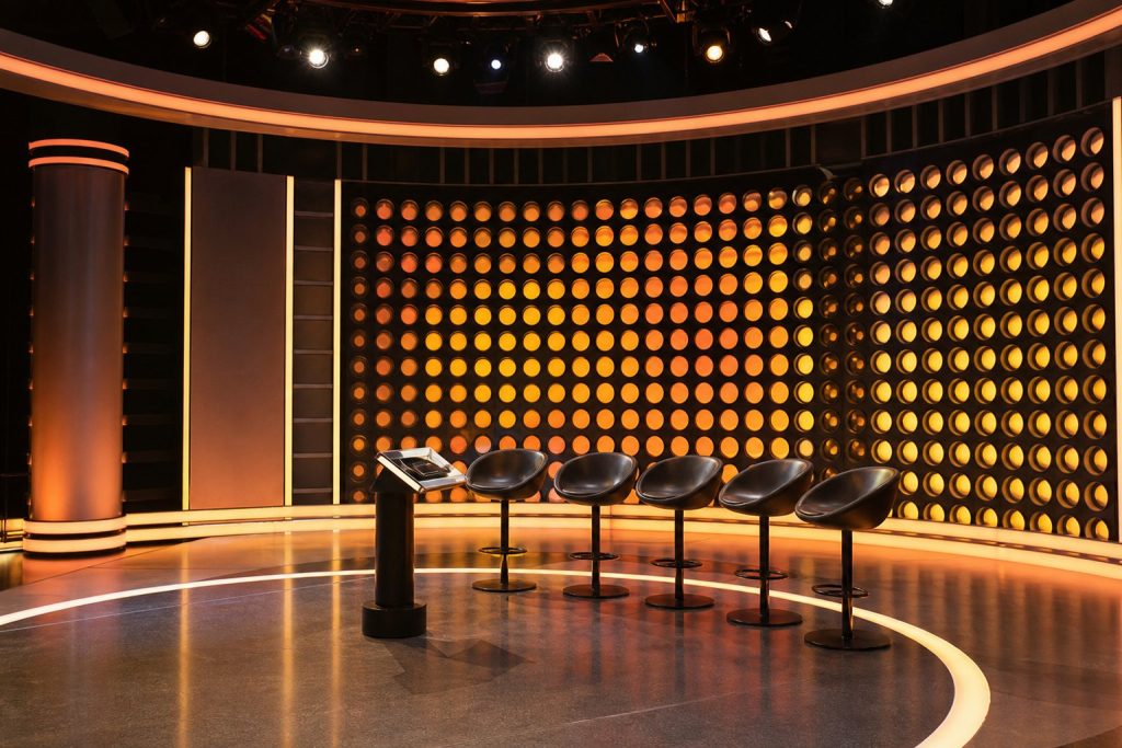 Studio televisivo generico per un quiz preserale