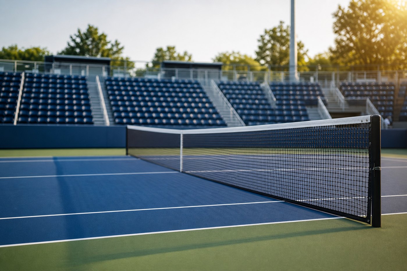 Campo da tennis in cemento per il WTA Memphis 2026