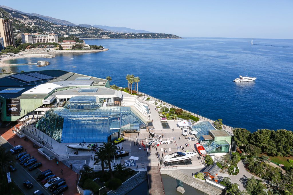Grimaldi Forum Monaco per il sorteggio della Champions League