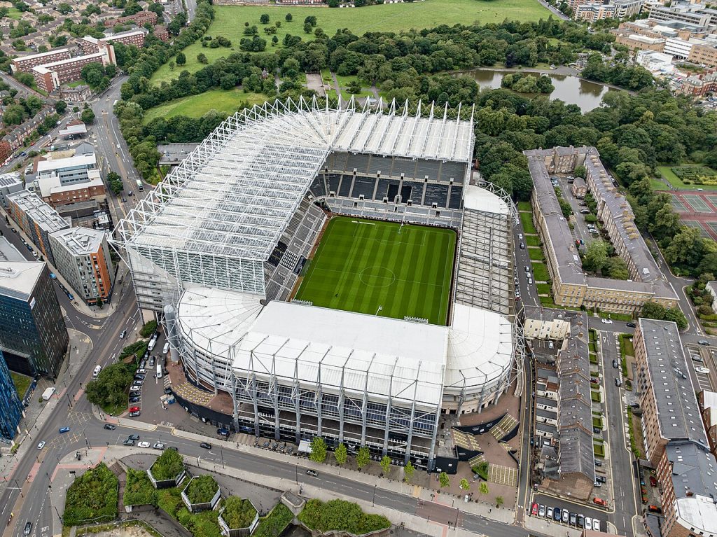 St James Park di Newcastle per Newcastle-Liverpool