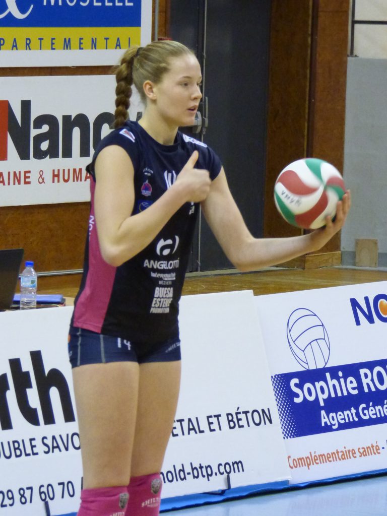 Isabelle Haak, opposto della Svezia e protagonista del record EuroVolley