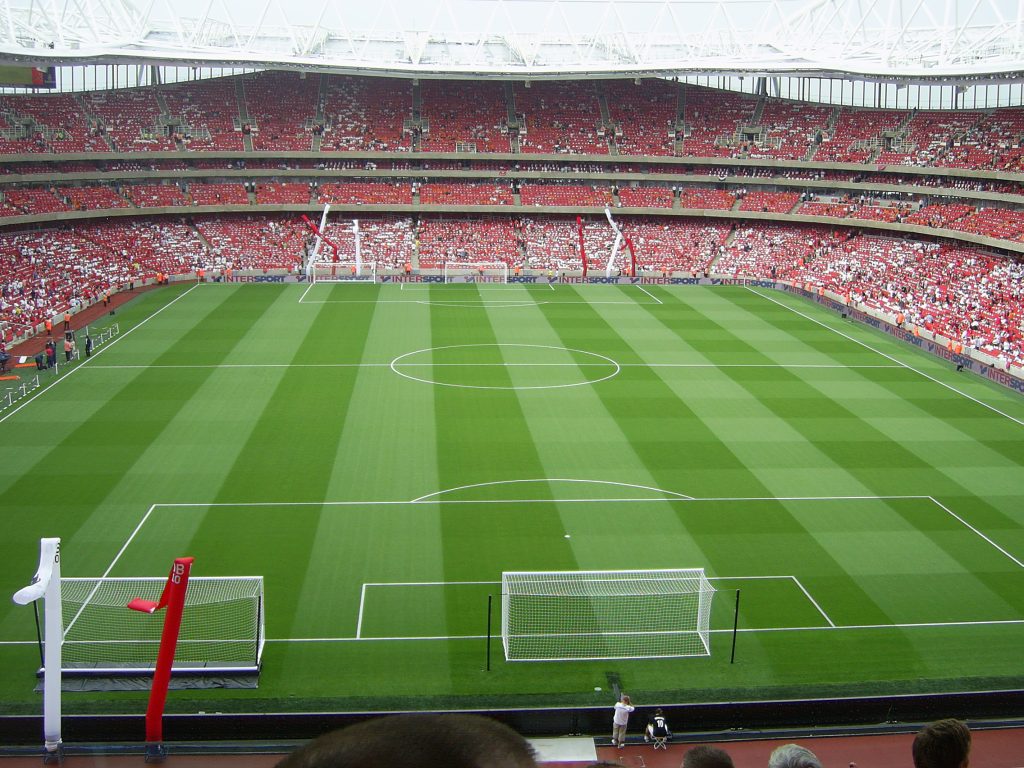 Emirates Stadium di Londra per Arsenal-Borussia Dortmund