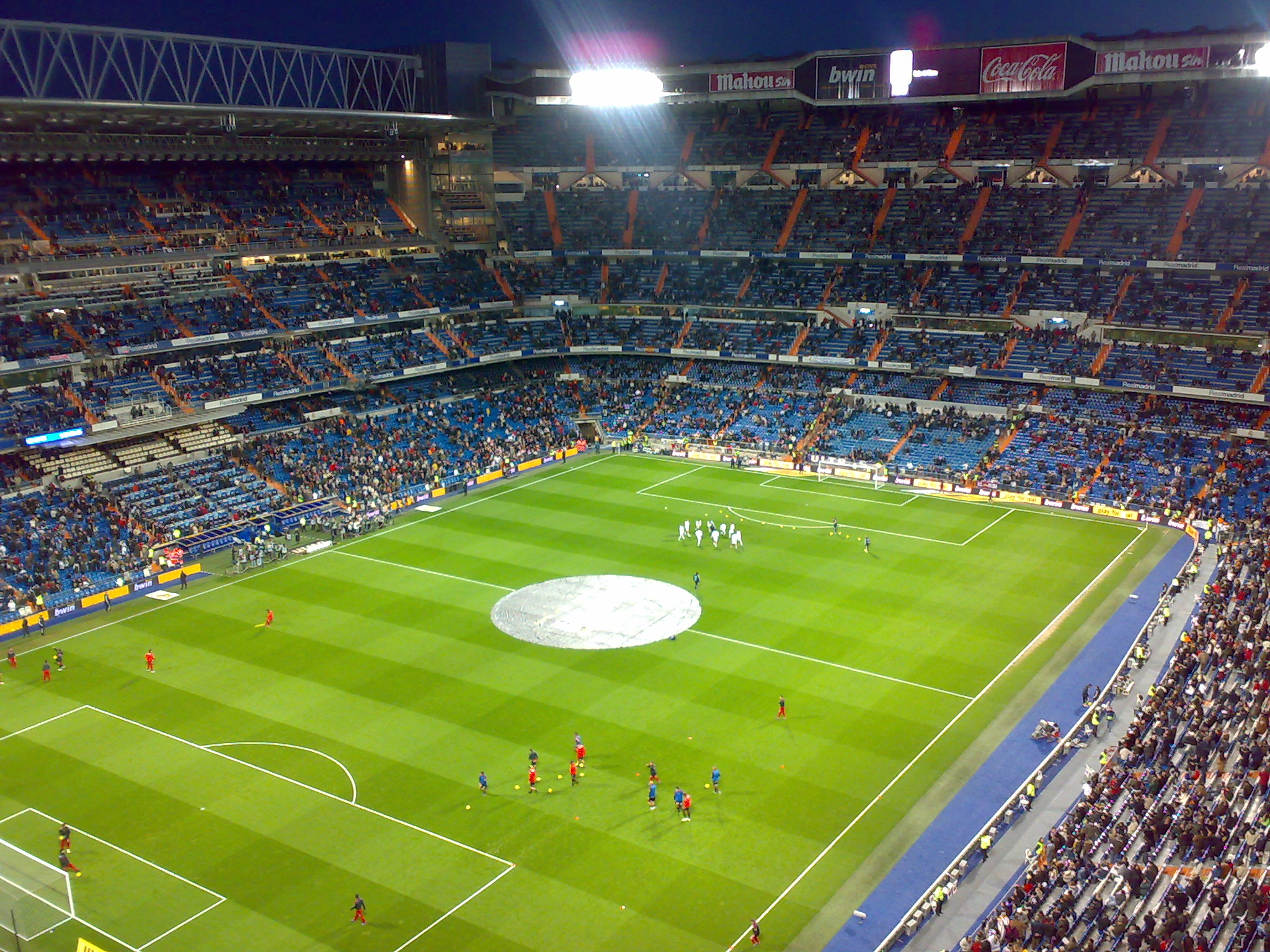 Estadio Santiago Bernabéu per Real Madrid-Inter in Champions League