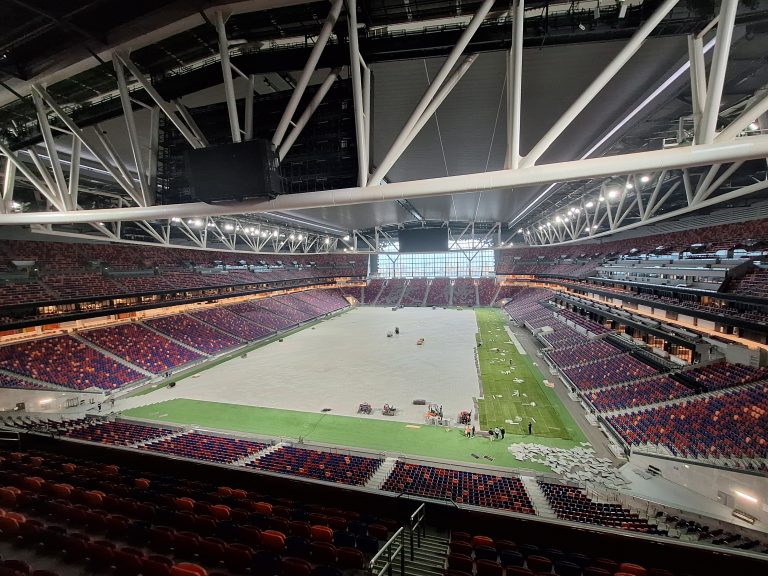Interno del Kai Tak Stadium di Hong Kong
