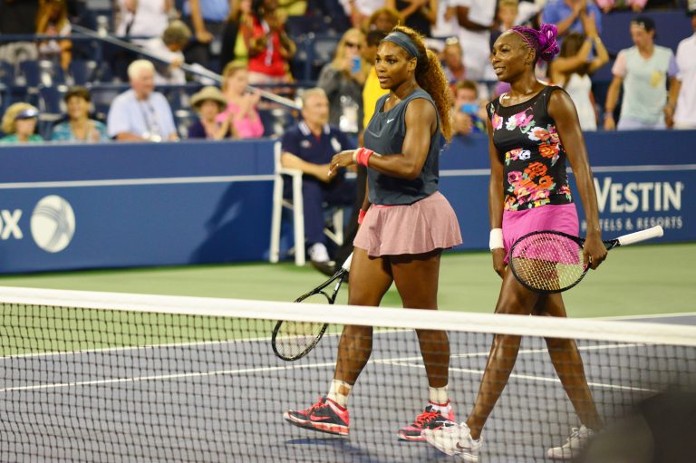 Serena e Venus Williams in doppio agli US Open