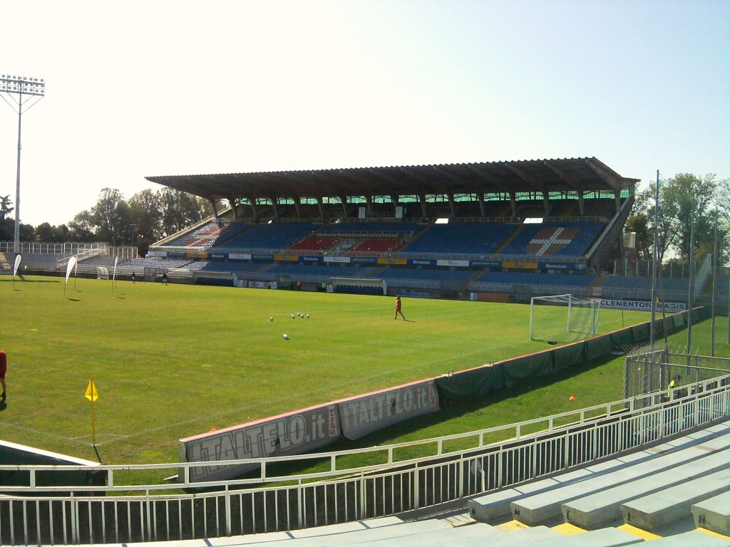 Stadio Silvio Piola di Novara per Novara-Folgore Caratese