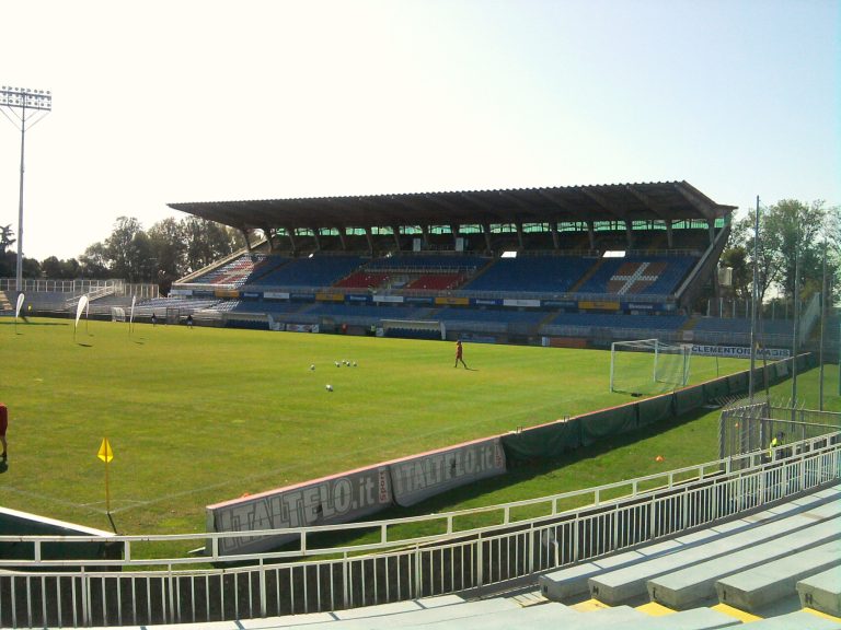 Stadio Silvio Piola di Novara per Novara-Folgore Caratese