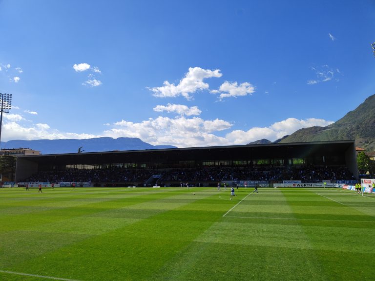 Stadio Druso di Bolzano per Südtirol-Virtus Entella in Serie B