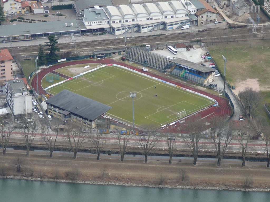 Stadio Briamasco di Trento, sede di Trento-Treviso