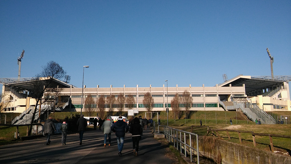 Stadio Euganeo di Padova per Padova-Hellas Verona
