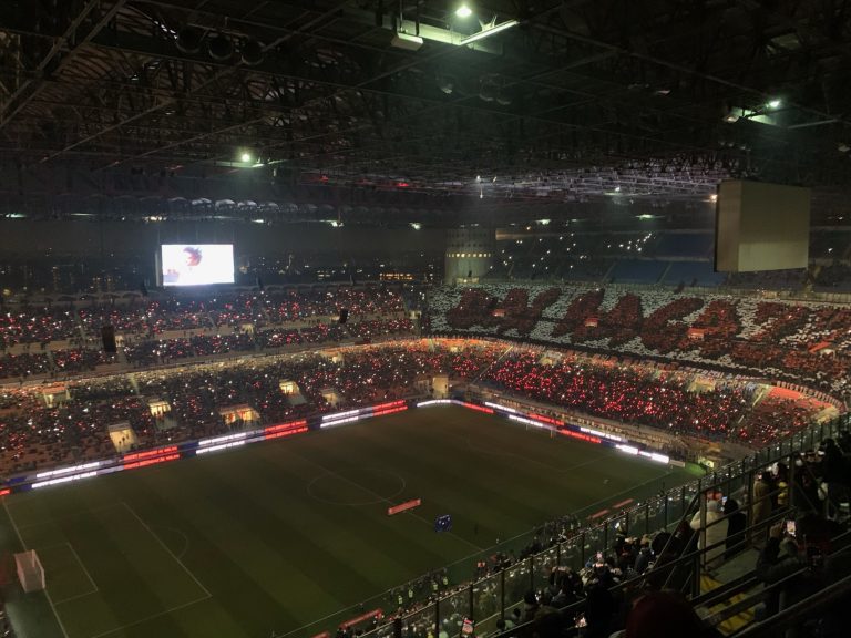 San Siro prima di una partita di Serie A